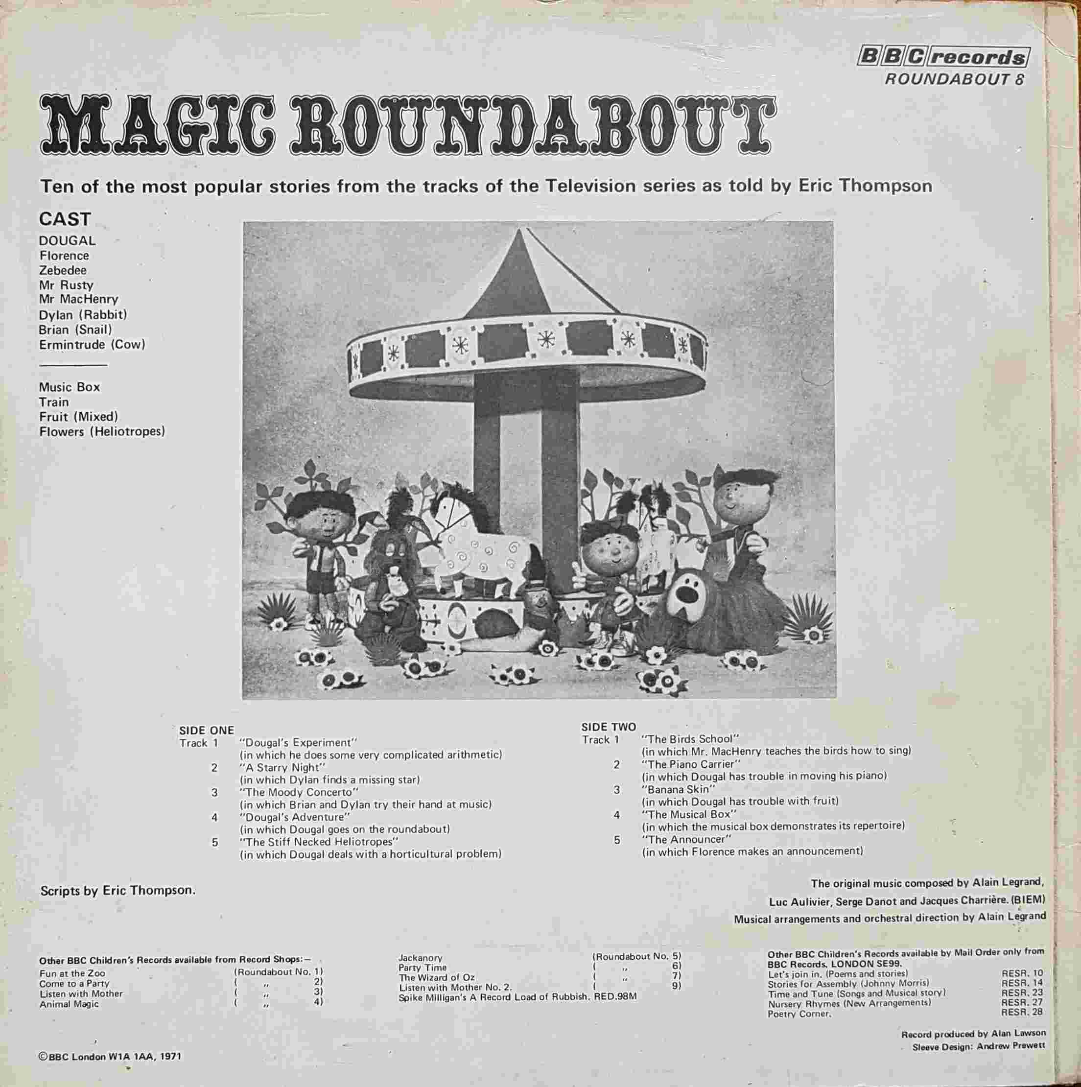 Picture of RBT 8 The magic roundabout by artist Eric Thompson from the BBC records and Tapes library